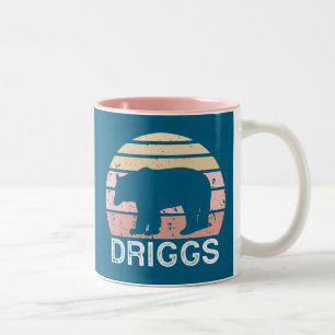Driggs Idaho Retro Beer Tweekleurige Koffiemok