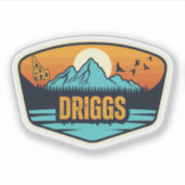 Driggs, Idaho Sticker (Voorkant)