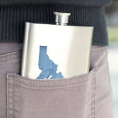 Driggs Idaho Wood Grain Flacon (Voorbeeld)