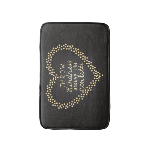 Drijf de Confetti rond Badmat (Voorkant Verticaal)