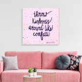 Drijf de Confetti rond Canvas Afdruk (Insitu (Woonkamer))
