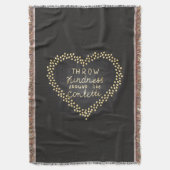 Drijf de Confetti rond Deken (Voorkant Verticaal)