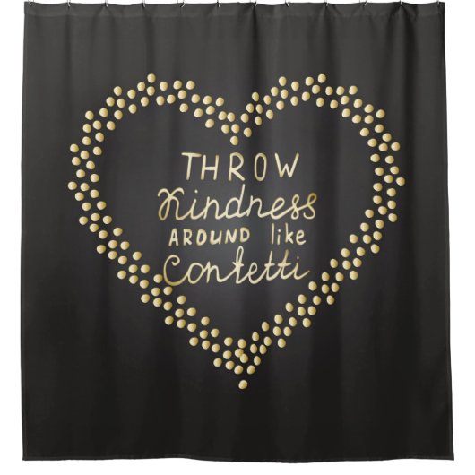 Drijf de Confetti rond Douchegordijn (Voorkant)