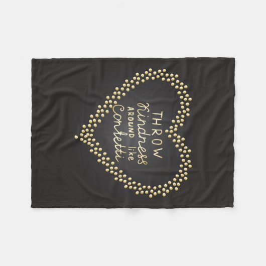 Drijf de Confetti rond Fleece Deken (Voorkant (Horizontaal))