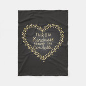 Drijf de Confetti rond Fleece Deken (Voorkant)