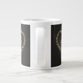 Drijf de Confetti rond Grote Koffiekop (Achterkant)