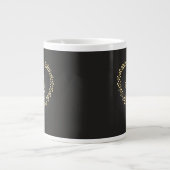Drijf de Confetti rond Grote Koffiekop (Voorkant)