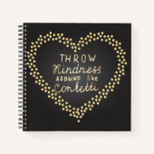 Drijf de Confetti rond Notitieboek (Voorkant)