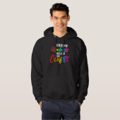 Drijf de kindheid rond de Confetti tegen pesterije Hoodie (Voorkant volledig)