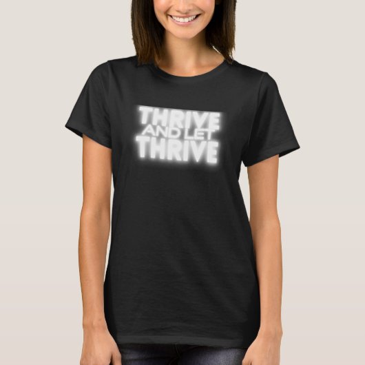 Drijf de Levende Doelstellingen van het Succes van T-shirt (Voorkant)
