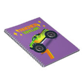 Drijf het MONSTER TRUCK Kinderen van 12.00 uur Notitieboek (Rechterzijde)