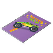 Drijf het MONSTER TRUCK Kinderen van 12.00 uur Notitieboek (Linkerzijde)