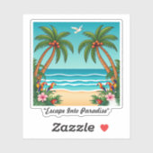 "Drijf het paradijs binnen" Sticker (Vel)