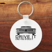 DRIJF HET ZOALS U HET OPENT.png Sleutelhanger (Voorkant)