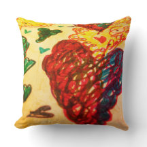 Drijf kussen, helderdere kleuren, plezier, hartont