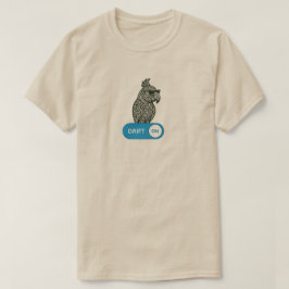 Drijf mee met één koele papegaai t-shirt
