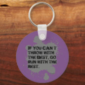 Drijf met de best gehulde Discus Sleutelhanger (Voorkant)