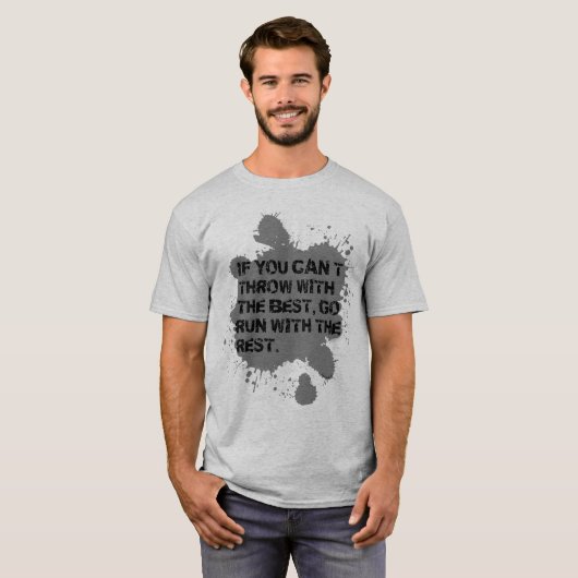 Drijf met het beste Shirt van Mannen (Voorkant volledig)