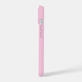 Drijf op goede vibes schattig boe ontwerp iPhone 15 case (Linkerkant)