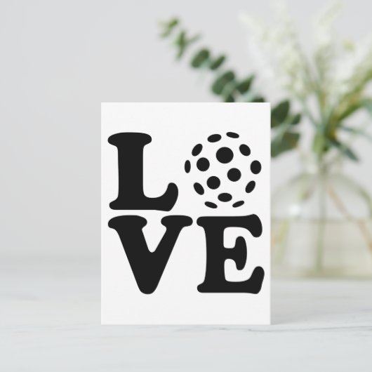 Drijfballliefde Briefkaart (Staand voorkant)