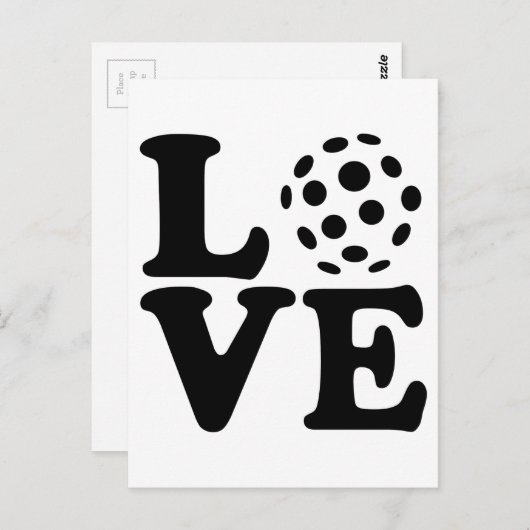 Drijfballliefde Briefkaart (Voorkant / Achterkant)