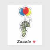 Drijfbalon Sticker (Vel)