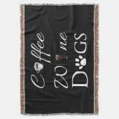 Drijfband koffie voor katoenwijn deken (Voorkant Verticaal)