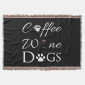 Drijfband koffie voor katoenwijn deken (Voorkant)