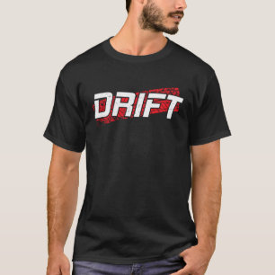 Drijfband voor cool drift-koordraces t-shirt