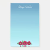 Drijfbloemen op Sky Blue Post-it® Notes (Voorkant)