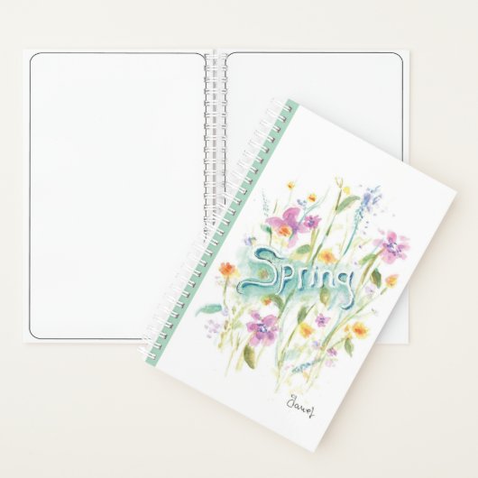 Drijfbloemen van Notitieboek/Veertig ontwerp Notitieboek (Binnen)