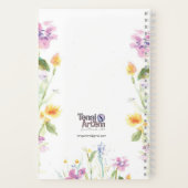 Drijfbloemen van Notitieboek/Veertig ontwerp Notitieboek (Achterkant)