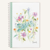 Drijfbloemen van Notitieboek/Veertig ontwerp Notitieboek (Voorkant)