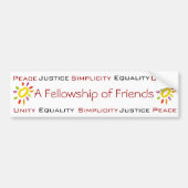 Drijfbumper Bumpersticker (Voorkant)