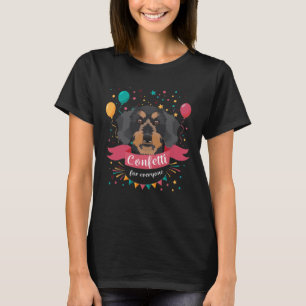 Drijfharige dachshund Carnival Madi Gras T-shirt