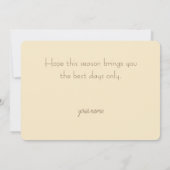 Drijfherfstbladeren Kaart (Achterkant)