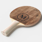 Drijfhout Boards Monogram Tafeltennisbatje (Voorkant Gekanteld)