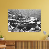 Drijfhout Canvas Afdruk (Insitu (Woonkamer))