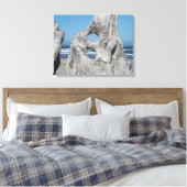 Drijfhout Canvas Fotografie afdrukken Kust (Insitu (Slaapkamer))