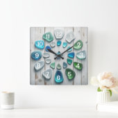 Drijfhout en Zee Vierkante Klok (Huis)