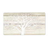 drijfhout etiket (Voorkant)