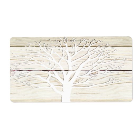 drijfhout etiket (Voorkant)