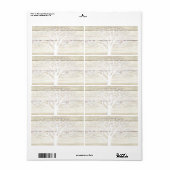 drijfhout etiket (Full Sheet)