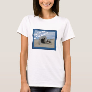 Drijfhout Foto Oceaanliefhebber Zou Liever Aan Het T-shirt