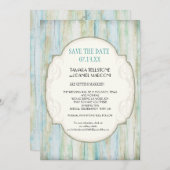 Drijfhout Oceaan Strand Kust Kustlijn Bewaar de da Kaart (Voorkant / Achterkant)