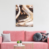 Drijfhout - Pictured Rocks National Lakeshore  Canvas Afdruk (Insitu (Woonkamer))