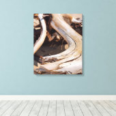 Drijfhout - Pictured Rocks National Lakeshore  Canvas Afdruk (Insitu (Houten vloer))