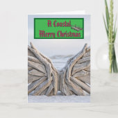 Drijfhout Winter Wings Kerstkaart • Geborsteld Kaart (Voorkant)