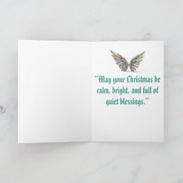 Drijfhout Winter Wings Kerstkaart • Geborsteld Kaart