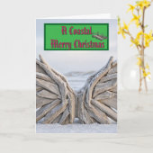 Drijfhout Winter Wings Kerstkaart • Geborsteld Kaart (Gele Bloem)